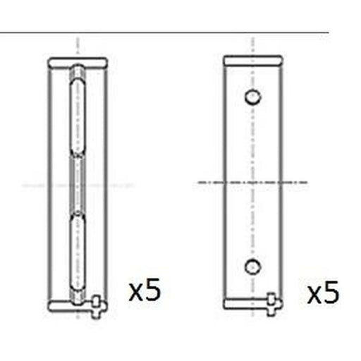 FAI Main Bearing Set 56.7mm BM1050-010