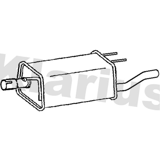 Klarius Box With Tail Pipe Rear GM501P