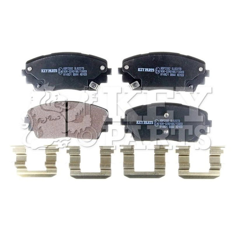 Key Parts 4 x Front Brake Pad Set KBP2332