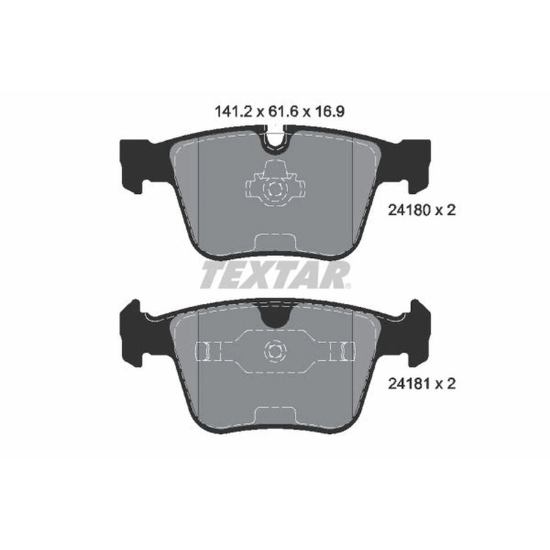 Textar Rear Brake Pad Set 2418001