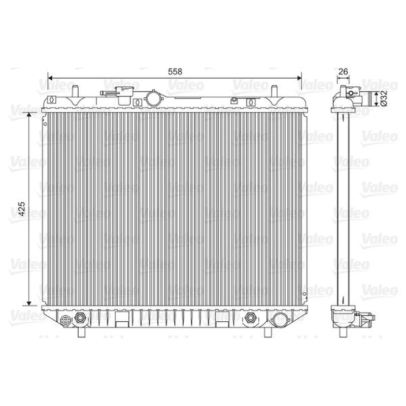 Valeo Engine Radiator 701593