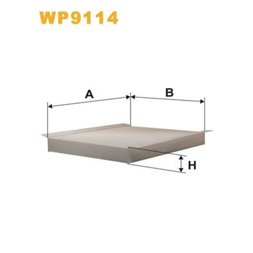 WIX Cabin Air Filter (Pollen Filter) WP9114