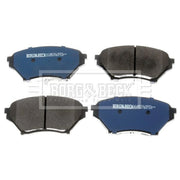 Borg & Beck 4 x Front Brake Pad Set BBP1817