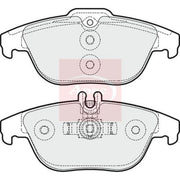 Apec Rear Brake Pad Set PAD1619
