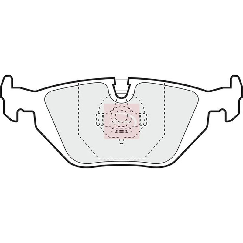 Apec Rear Brake Pad Set PAD856