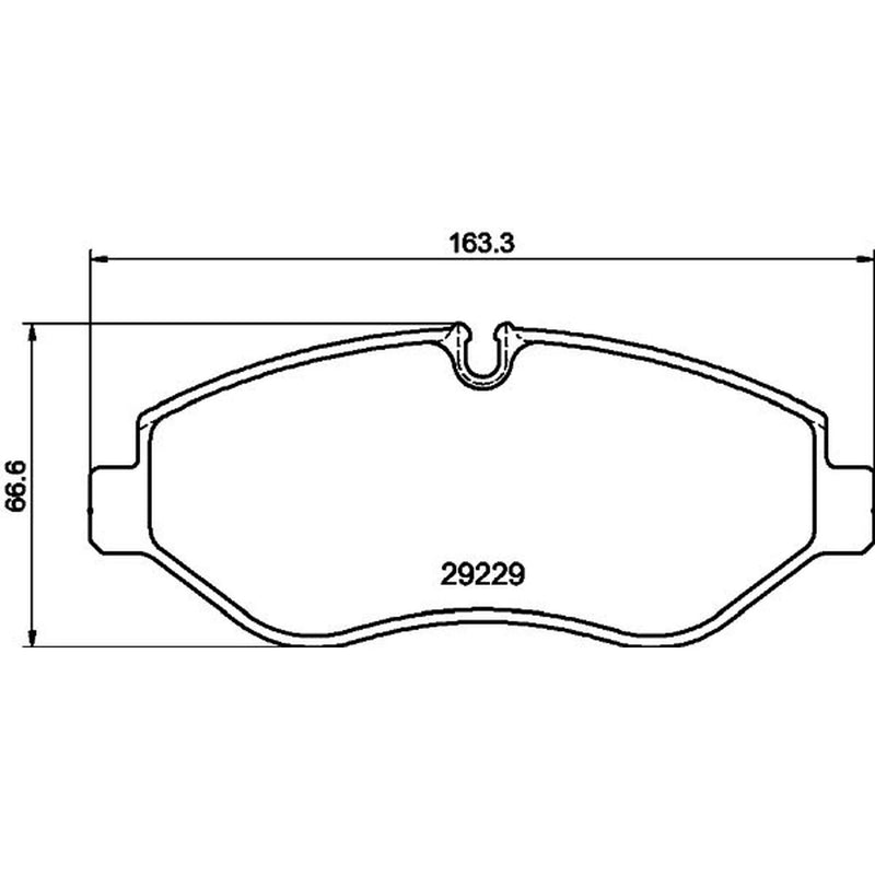 DON Front Brake Pad Set PCP1663