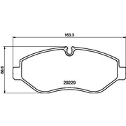Mintex Front Brake Pad Set MDB2907