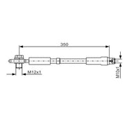 Bosch Brake Hydraulic Hose Line Rear 1 987 481 091