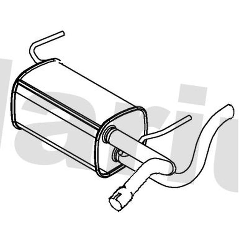 Klarius Box With Centre Pipe Centre GM777J