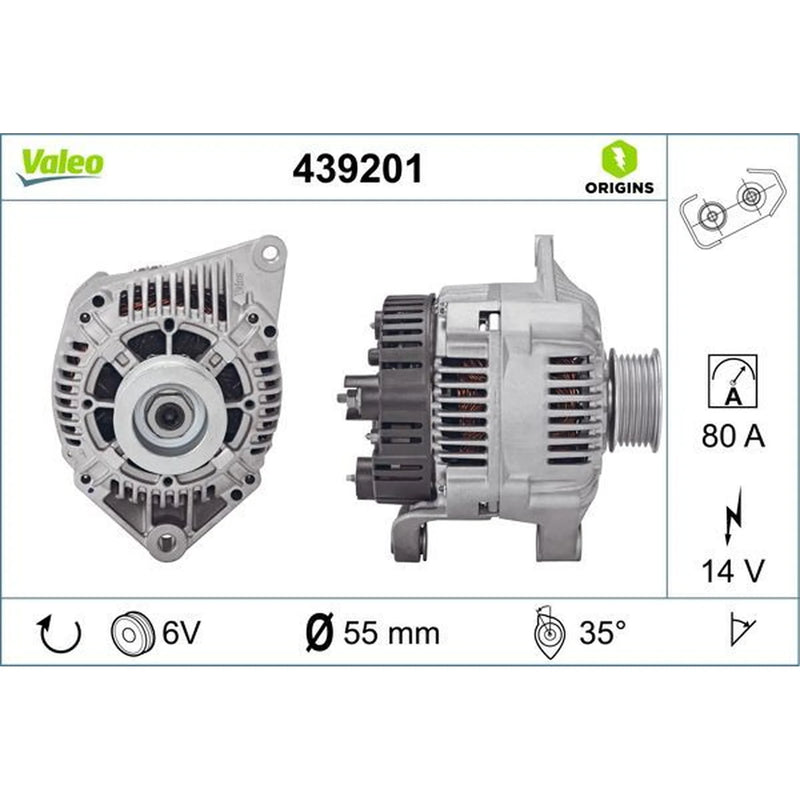 Valeo Car Alternator 12V 439201