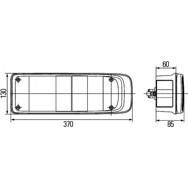 Hella Tail Light / Lamp T4W Left 2VP 340 888-011