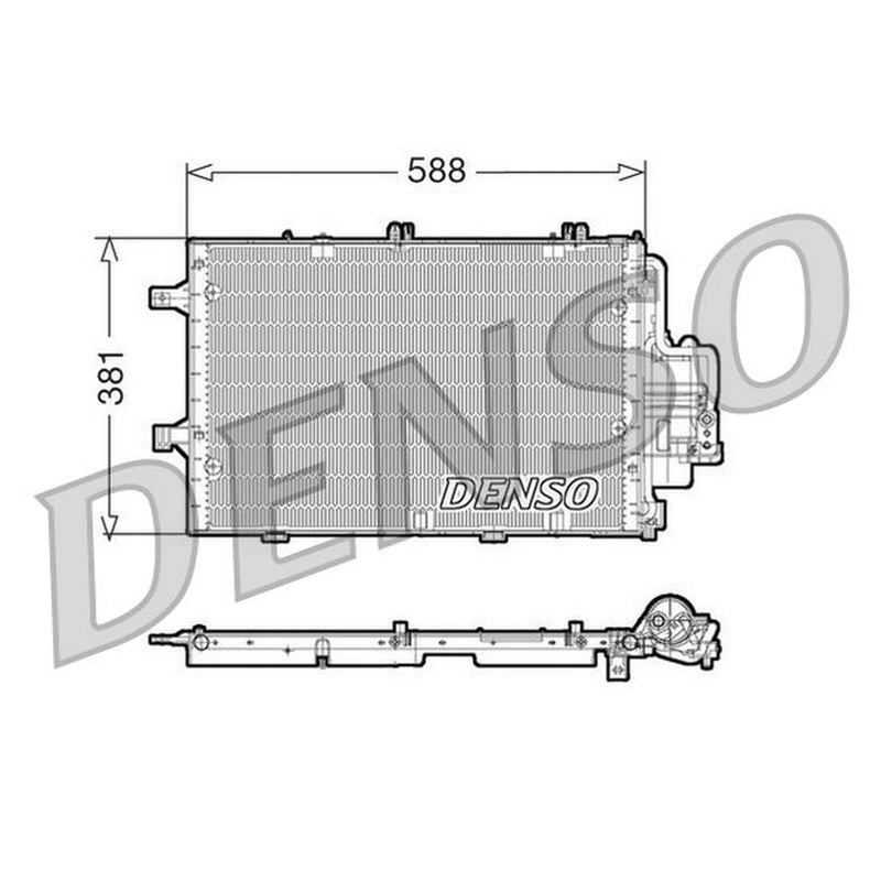 Denso Air Conditioning Condenser DCN20020