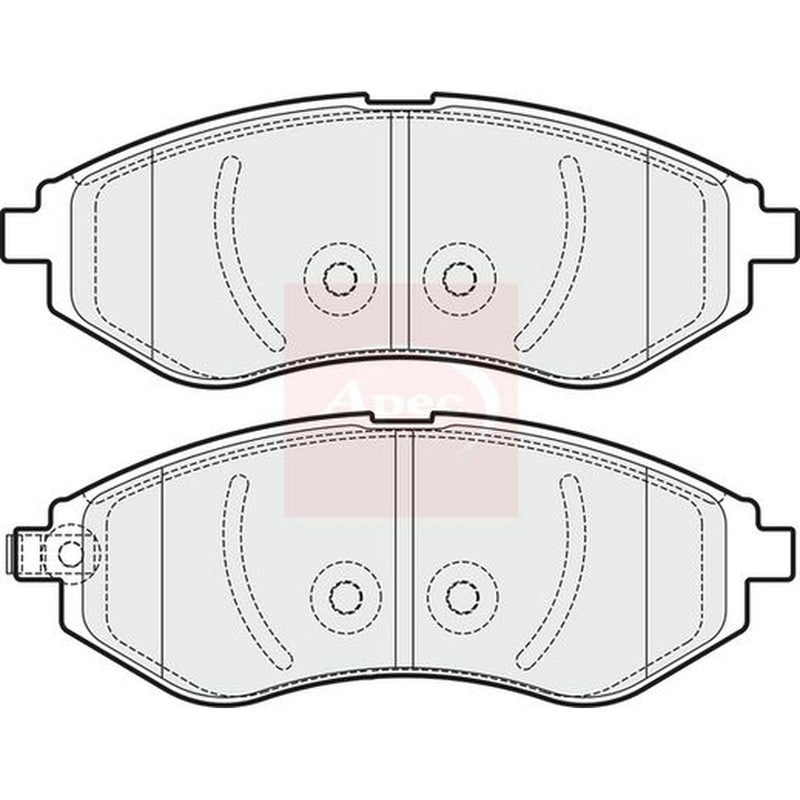 Apec Front Brake Pad Set PAD1984