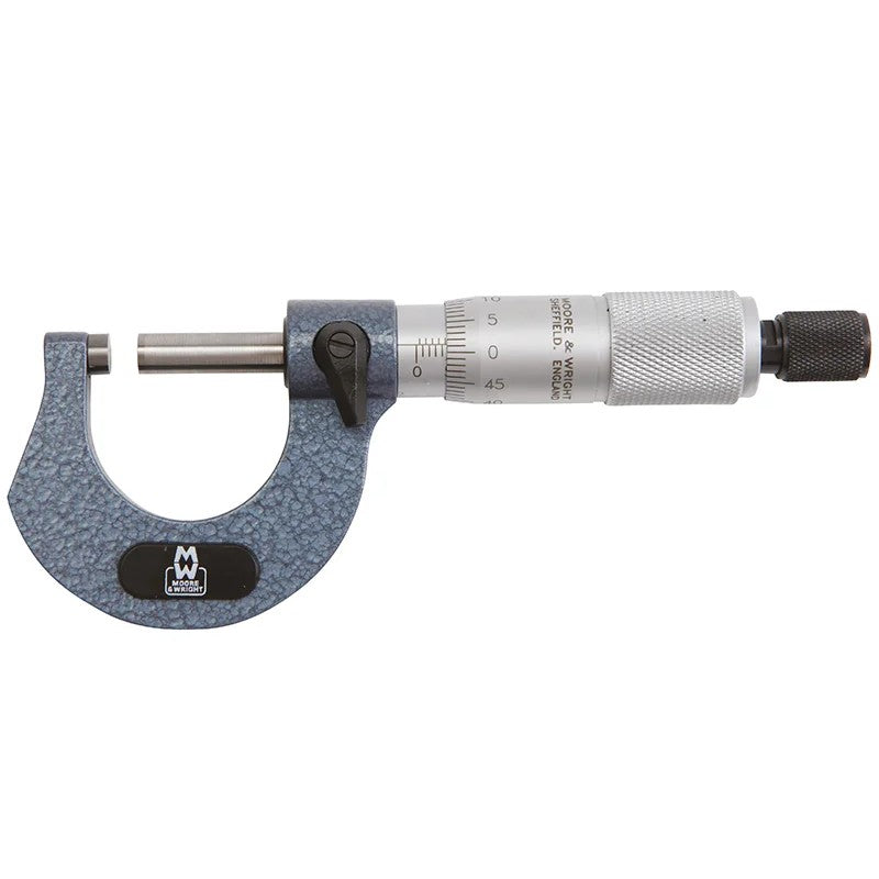 Moore & Wright 1965 Traditional External Micrometer 0-1in/0.001in - 1965
