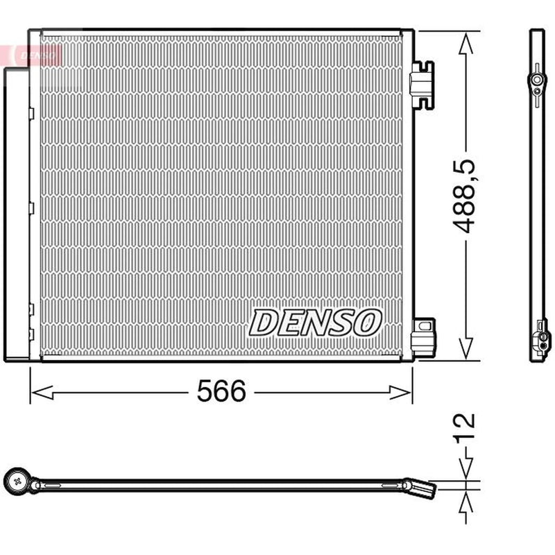 Denso Air Conditioning Condenser DCN46026