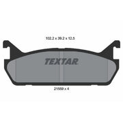 Textar Rear Brake Pad Set 2155901