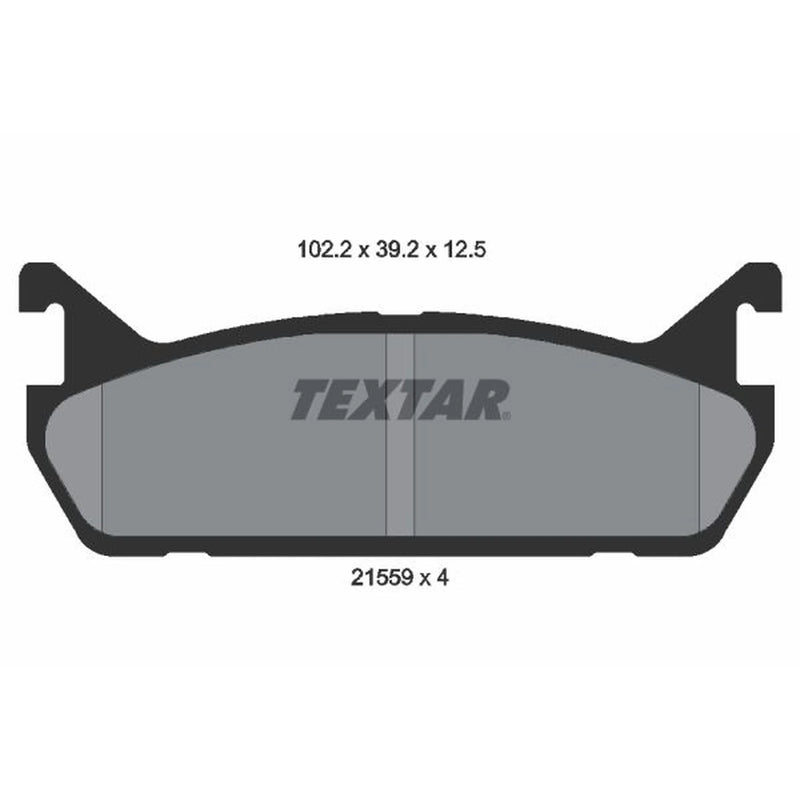 Textar Rear Brake Pad Set 2155901