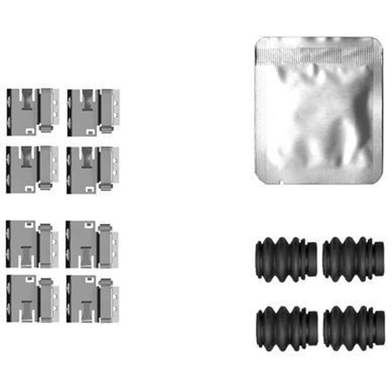Textar Brake Pad Accessory Fitting Kit Rear 82561600