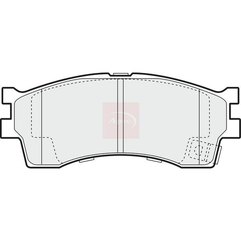 Apec Front Brake Pad Set PAD1160