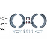 Textar Parking Brake Shoe Set 91032800