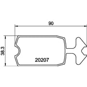 Mintex Front Brake Pad Set MDB1029