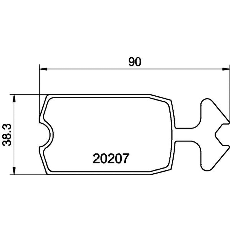 Mintex Front Brake Pad Set MDB1029