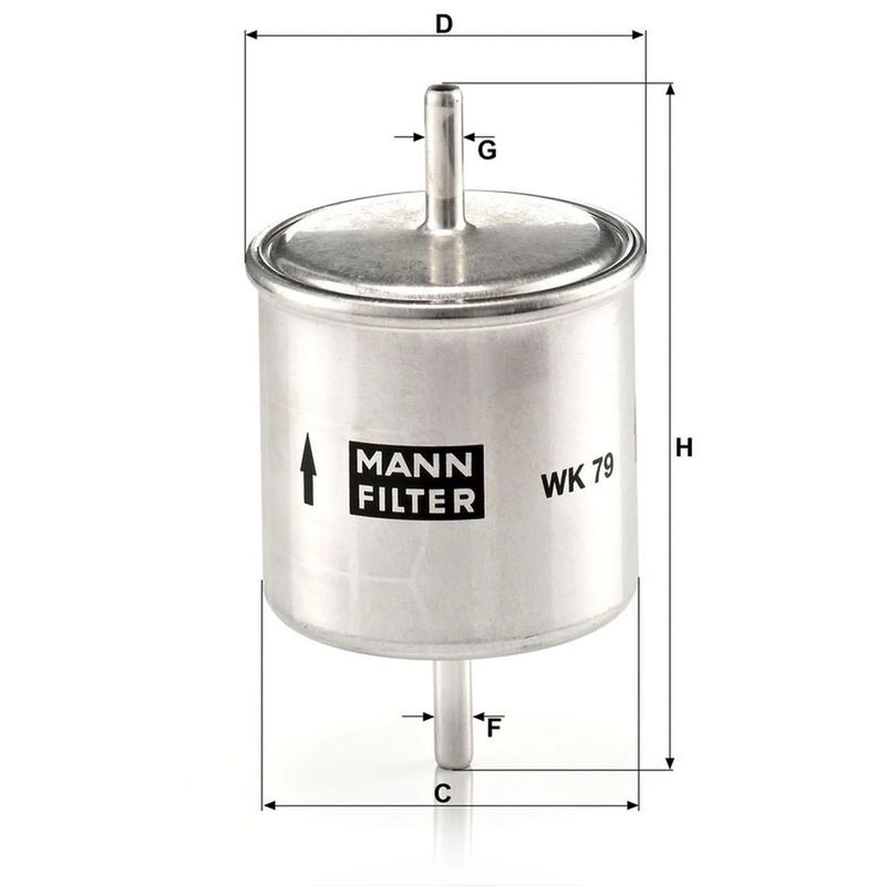 MANN-FILTER Fuel Filter Element WK 79