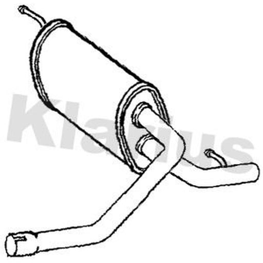 Klarius Box With Tail Pipe Rear FE1688H