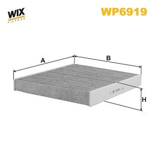WIX Cabin Air Filter (Pollen Filter) WP6919