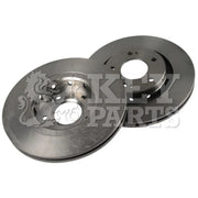 Key Parts 2 x Vented Front Brake Discs KBD4481
