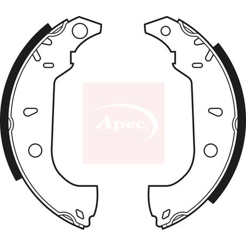Apec Brake Shoe Set Axle Kit SHU460