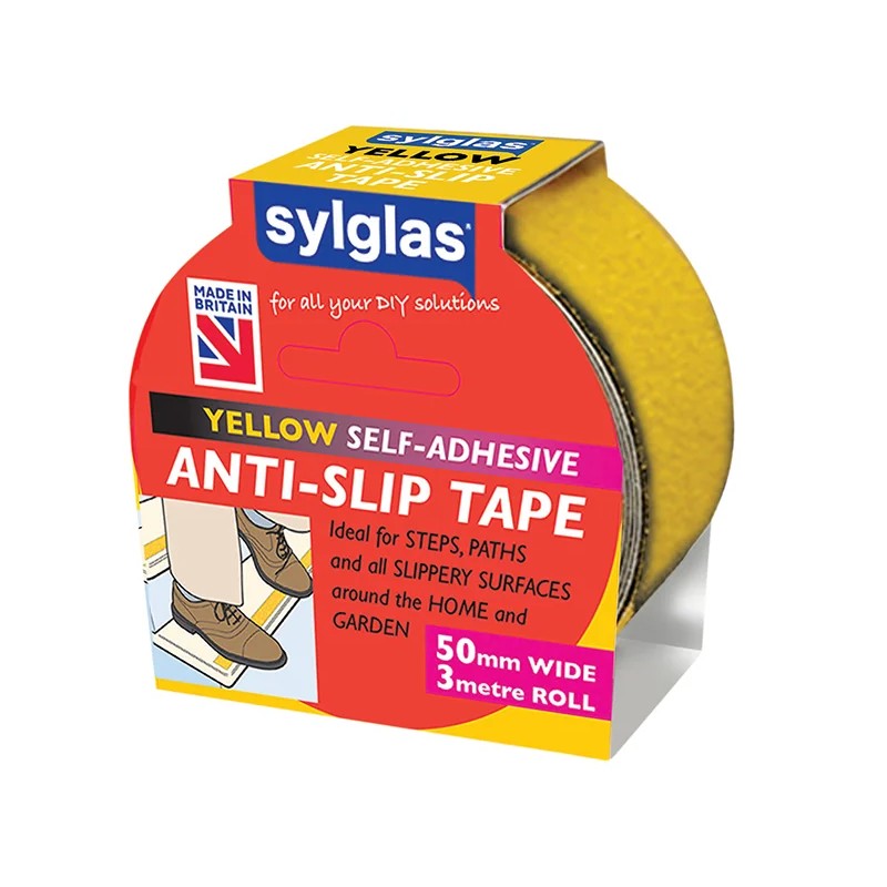 Sylglas Anti-Slip Tape Yellow 50mm x 3m 8620041 - SYL100001576