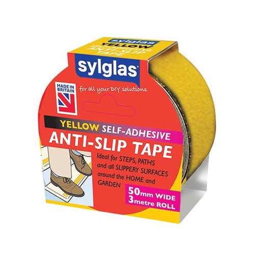Sylglas Anti-Slip Tape Yellow 50mm x 3m 8620041 - SYL100001576