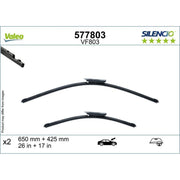 Valeo Aerotwin Front Wiper Blade Set 650mm + 425mm — 577803