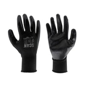 Scan Seamless Inspection Gloves - M (Size 8) (Pack 12) - SCAGLOINS12M