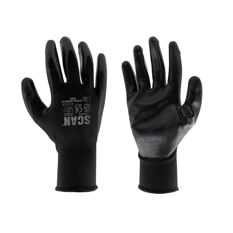 Scan Seamless Inspection Gloves - XL (Size 10) (Pack 12) - SCAGLOINS12X