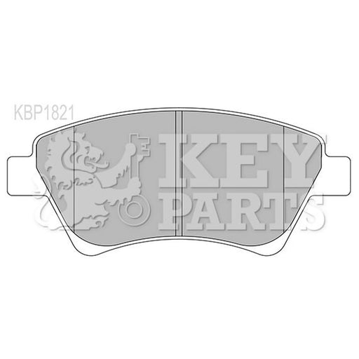 Key Parts 4 x Front Brake Pad Set KBP1821