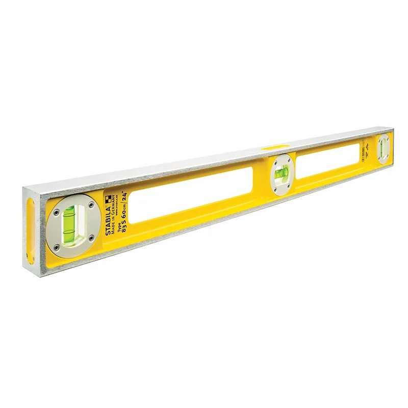 Stabila 83S Level Double Plumb 3 Vial 2544 60cm - 02544