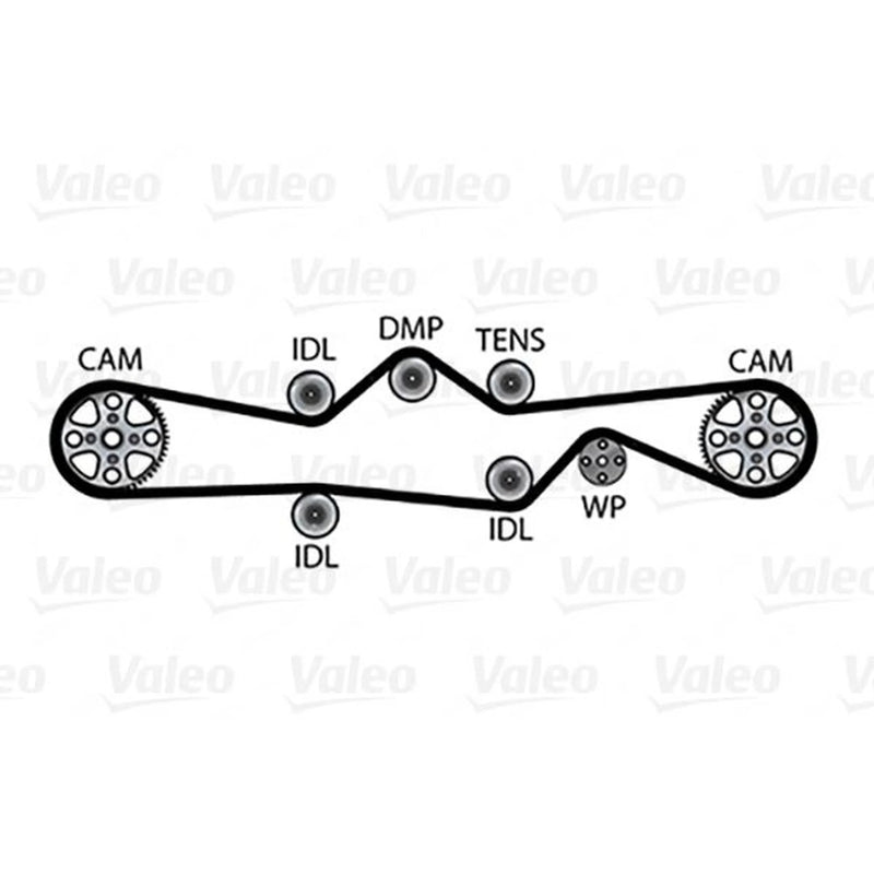 Valeo Timing Belt & Water Pump Kit 614677