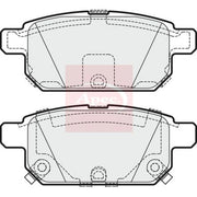 Apec Rear Brake Pad Set PAD1843