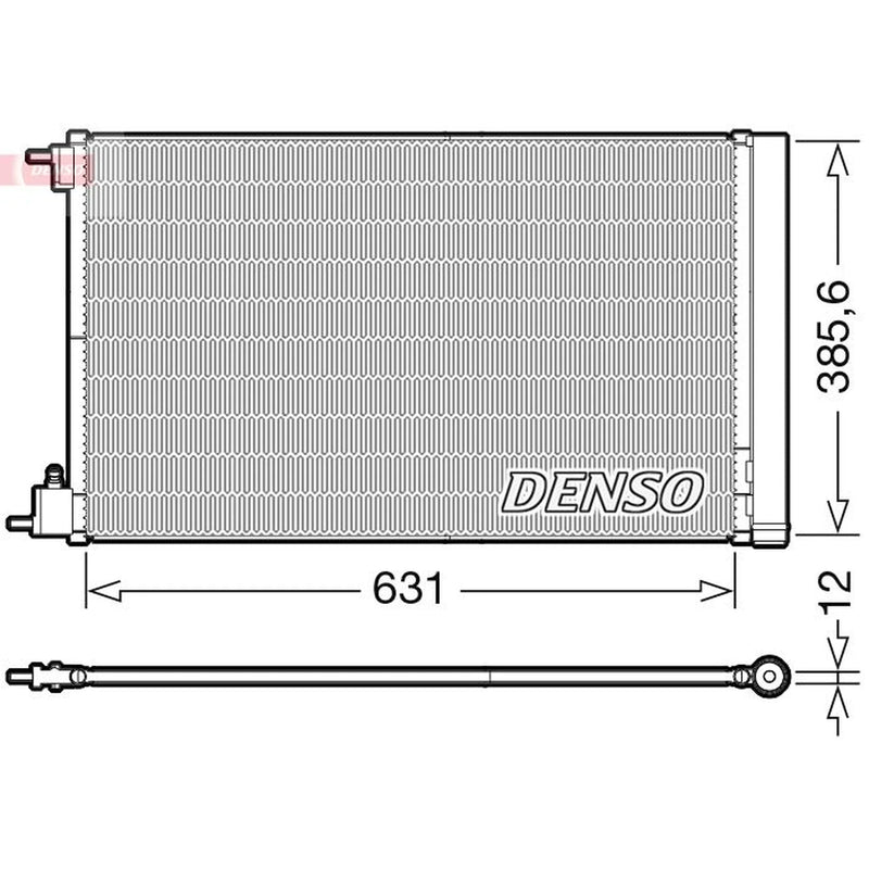Denso Air Conditioning Condenser DCN20039