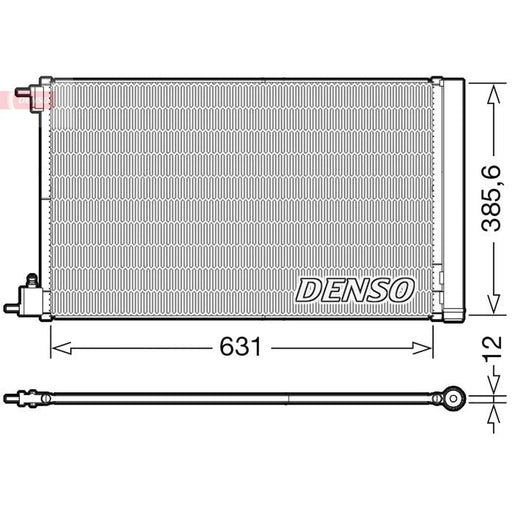 Denso Air Conditioning Condenser DCN20039