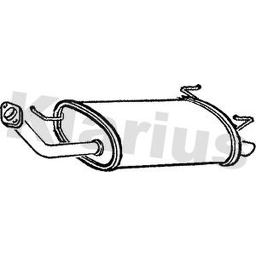 Klarius Box With Tail Pipe Rear DN450W