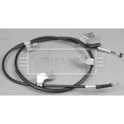 Borg & Beck Handbrake Cable Left Rear BKB3080