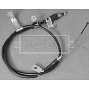 Borg & Beck Handbrake Cable Left Rear BKB3375