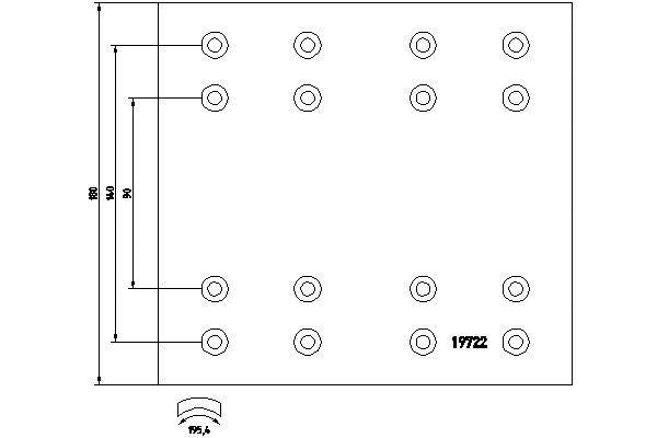 TEXTAR 1972201 Drum Brake Lining Kit 180mm Width Braking System Replacement TEXTAR - Town Parts