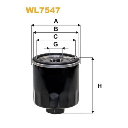 WIX Engine Oil Filter WL7547