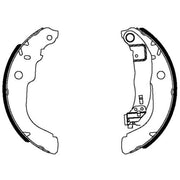 Mintex Brake Shoe Set Axle Kit MSP410