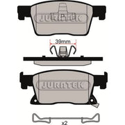 Juratek Front Brake Pad Set JCP8153