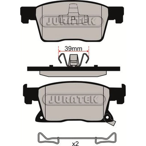 Juratek Front Brake Pad Set JCP8153